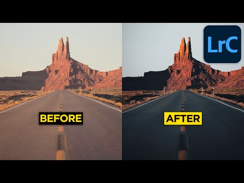 How To Edit Moody Dark Blue Tones | Lightroom Classic
