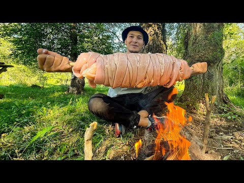 A Turkish Kokorec Dish Made Of Delicious Meat Wrapped In Horse Intestines! How To Cook Giblets?