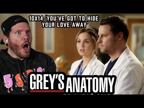 First time watching Grey's Anatomy REACTION 10x14 'You've Got to Hide Your Love Away'