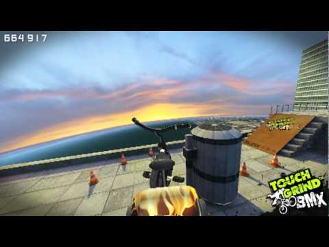 bmx perfect score with fire tricicle - Touchgrind BMX
