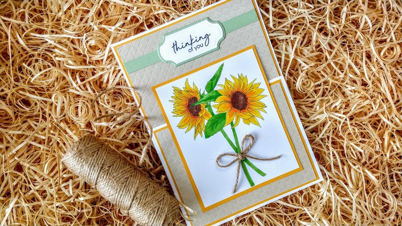 Sunflower Card