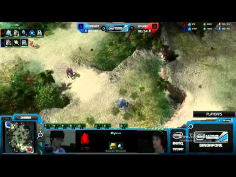 SC2:IEM Singapore Ro12 Grubby vs StarDust (Game 2)
