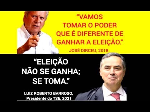 ☢URGENTE: Barroso é flagrado dizendo que "eleição não se ganha, se toma".🔕