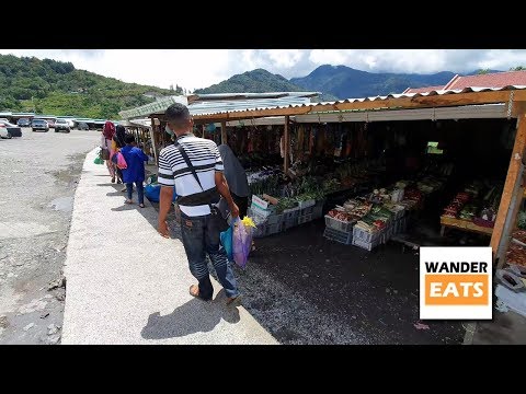 Walk: Kundasang Market, Sabah - Fresh Vegetables & Fruits