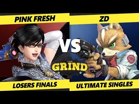Smash Ultimate Tournament - Pink Fresh (ZSS, Bayonetta) Vs. ZD (Fox) The Grind 98 SSBU Losers Finals
