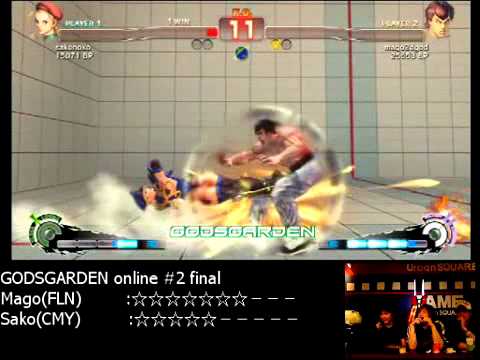 SSF4: Sako (Cammy) vs Mago (FeiLong) - GodsGarden 2 Round 2 (Part 3)