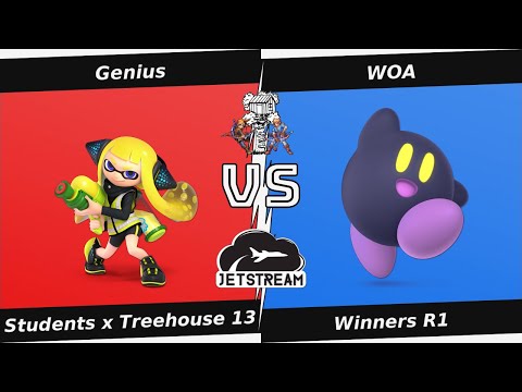 Students x Treehouse 13 Winners R1 - Genius (Inkling) Vs WOA (Kirby) - SSBU