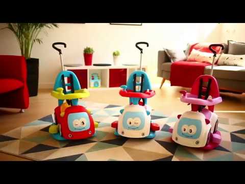 Машинка каталка Smoby Toys Маэстро качели 4 в 1 розовый (720303)