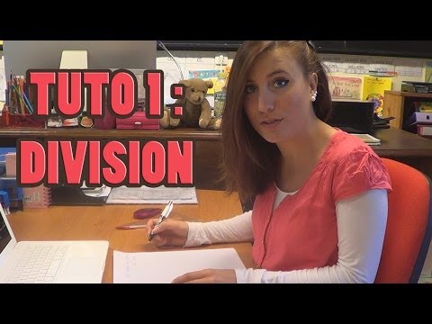 comment poser une division à 2 chiffres cm1