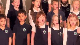 Micah at the Covenant school Christmas event ( December 14, 2023 Thursday)