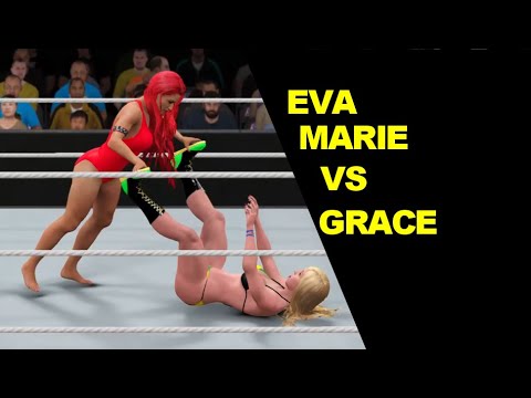 WWE 2K17 Eva Marie vs Jobber Grace