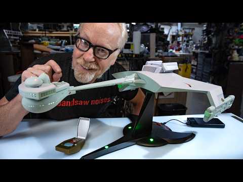 Adam Savage's Hands-On With Star Trek Klingon Battlecruiser Model!