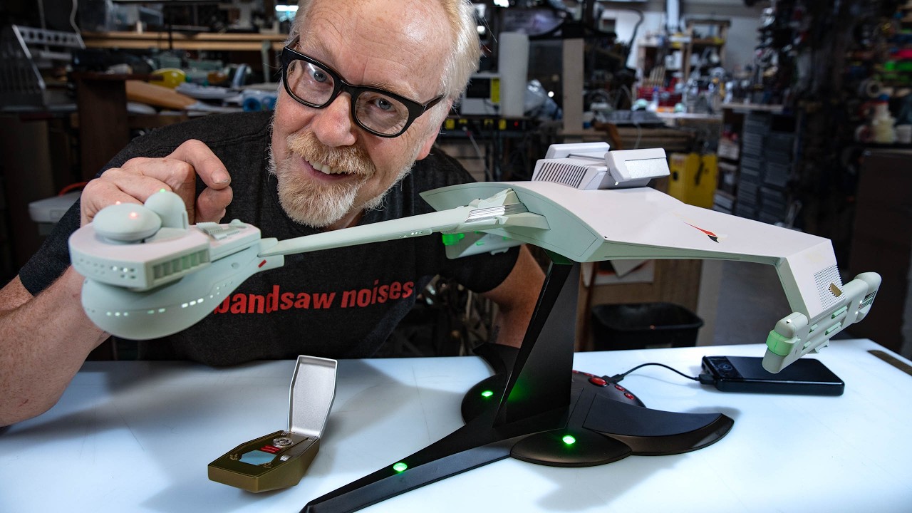 Adam Savage's Hands-On With Star Trek Klingon Battlecruiser Model!