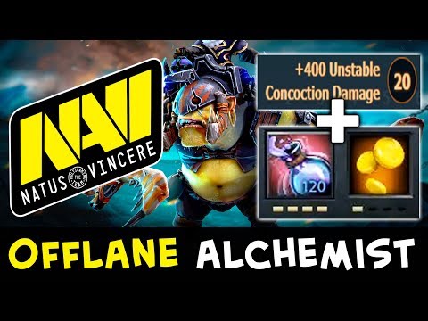 NaVi.General OFFLANE Alchemist — WTF no farm build
