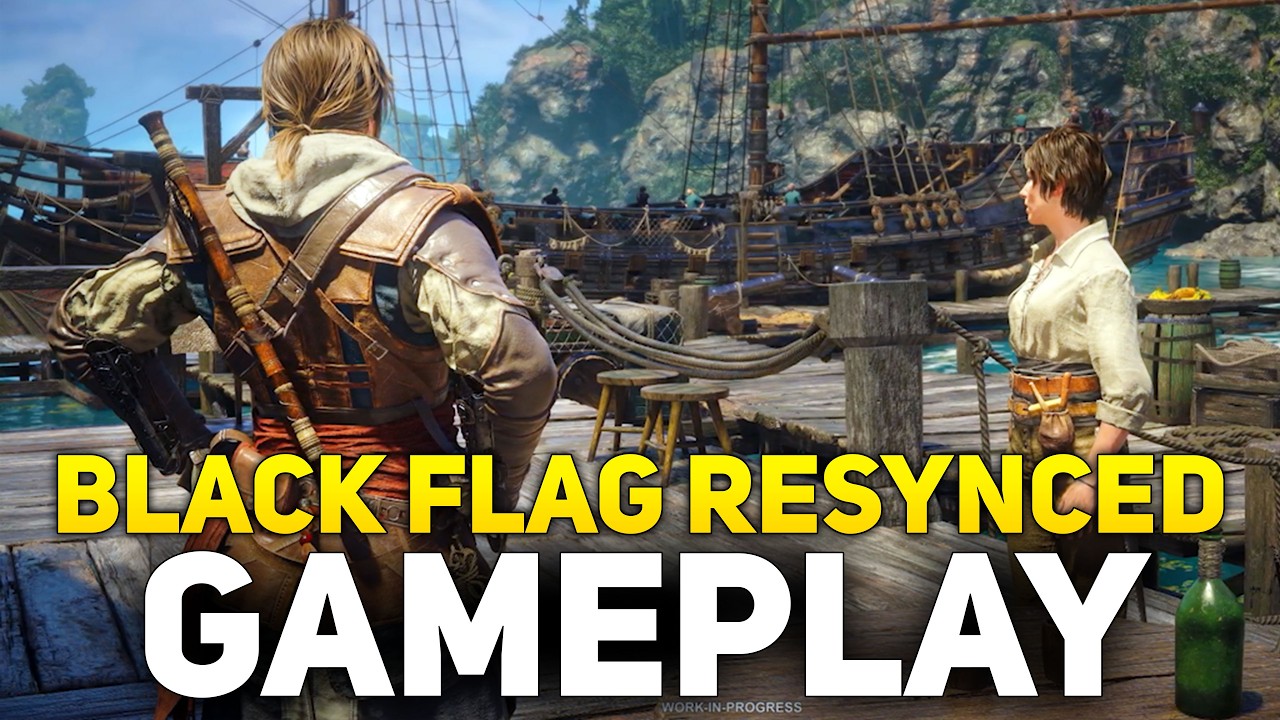 Assassins Creed Black Flag Resynced Gameplay - Ships, Diving, Combat, Stealth, Lucy Baldwin