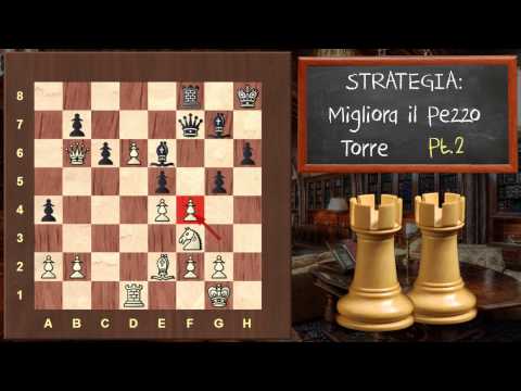 Strategia negli Scacchi - 16 Migliora il Pezzo - Torre Pt.2