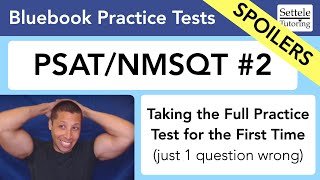 Digital PSAT/NMSQT #2 Walkthrough — Watch me take the test for the first time