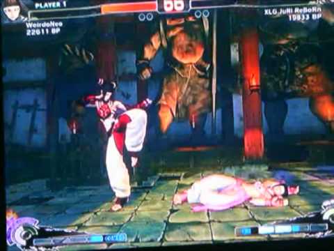 ssf4- Rank - XLG JURI (juri) vs Weirdo Neo (juri)