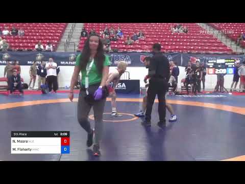 67 Kg 5th Place - Nathan Moore, Northern Colorado Wrestling Club Vs Morgan Flaharty, New York Athl