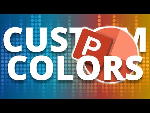 How to Program Custom Color Palettes in PowerPoint! 🌈 [PPT TIPS]
