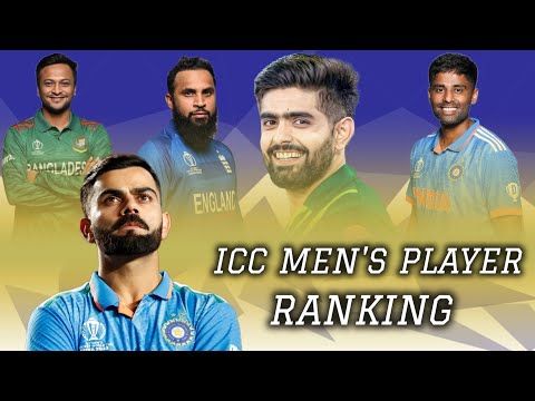 ICC Men's Player Ranking | Test | Odi | T20i | Virat Kohli | Babar Aazam | Surya kumar yadav