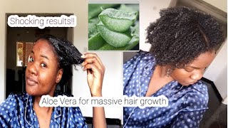 3 WAYS TO USE ALOE VERA FOR MASSIVE HAIR GROWTH // Mutale forever