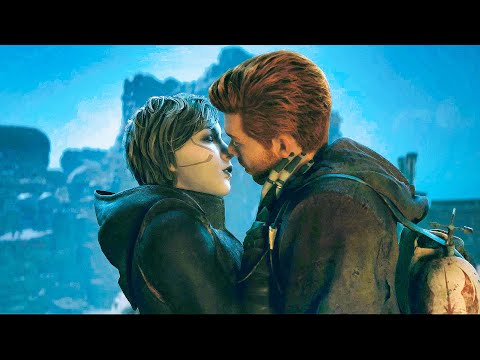 Merrin Kisses Cal (All Scenes) Star Wars Jedi Survivor