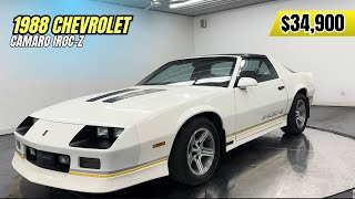 Video Thumbnail for 1988 Chevrolet Camaro IROC-Z Coupe