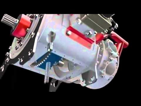 Russian Rotary Vane Engine