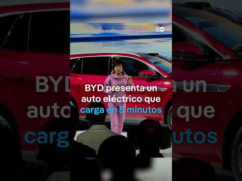 BYD presenta un auto eléctrico que carga en 5 minutos