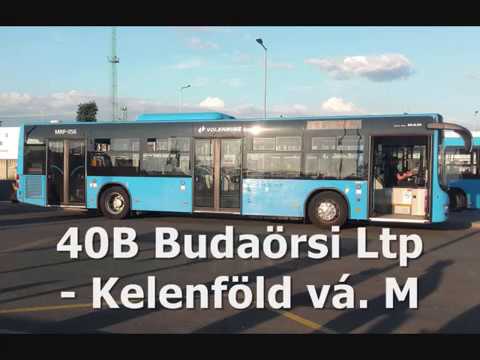 Terelt Útvonal!!! 40B Budaörsi Lakótelep - Kelenföld Vá.