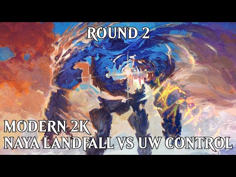 Naya Landfall vs UW Control | Round 2 | Modern 2k | 10/31/2021