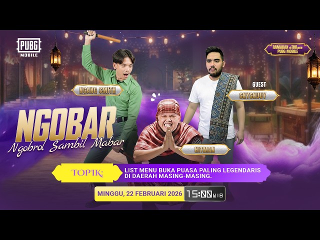 🔴 [LIVE] PUBG MOBILE Ngobar - List menu buka puasa paling legendaris di daerah masing-masing