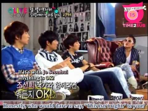 [TIME2SUB] 100317 O'Live -  2PM Cut (eng subs) 2/2