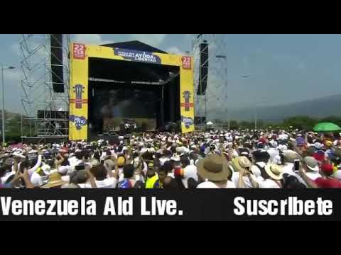 UN HIMNO DE ESPERANZA: La presentación de Diego Torres en el concierto Venezuela Aid Live