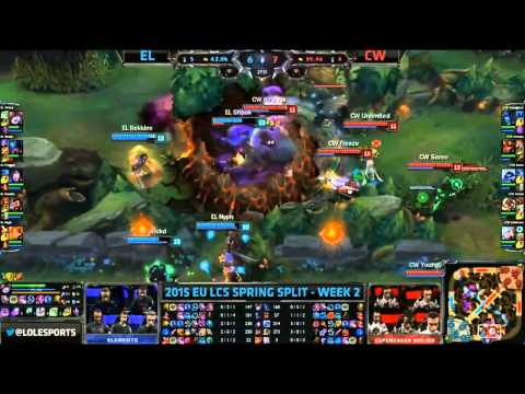Elements vs Copenhagen Wolves - HIGHLIGHTS - EU LCS Spring 2015 - W2D1 - Season 2015 - LoL