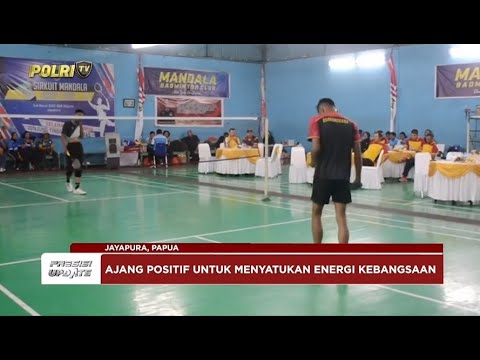 PRESISI UPDATE: KAPOLDA PAPUA BUKA TURNAMEN BADMINTON SAMBUT HARI BHAYANGKARA KE-79 09/06/25 (08.00)