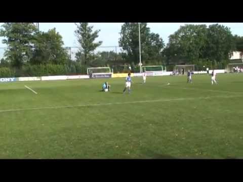 Damian Stiemer, 1e wedstrijd Ajax (1e helft E2, 2e helft E1), d.d. 18-08-2012