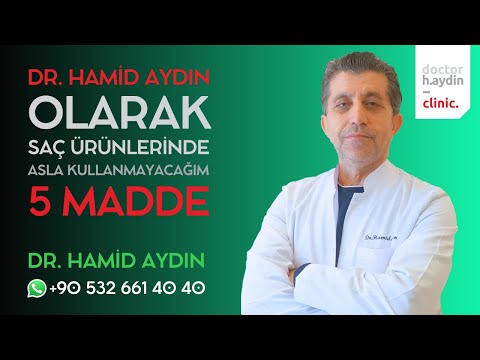 Dr. Hamid Aydın Olarak Saç Ürünlerinde Asla Kullanmayacağım 5 Madde - Dr. Hamid AYDIN