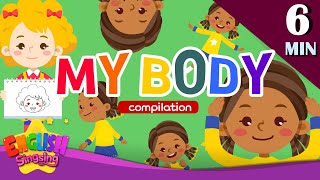 Theme "My Body" - Kids vocabulary -  Words Compilation - First Dictionary