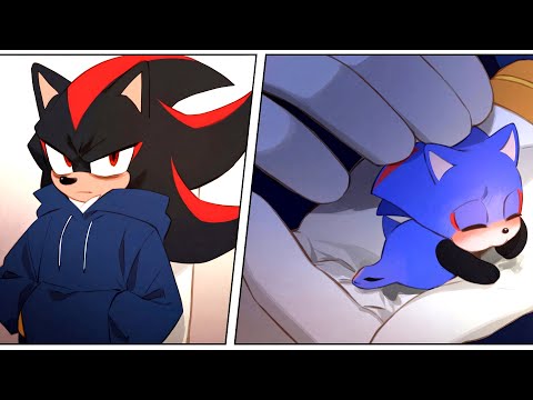 Don't Touch My Child 😡 | Shadow x Sonic (Sonadow) | Comic Dub