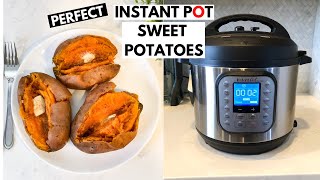 How to Cook SWEET POTATOES IN THE INSTANT POT | Quick + Easy way to Cook Sweet Potatoes! Instant Pot