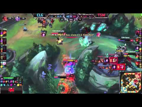 CLG Link fails Lissandra ult causing them to lose the fight vs TSM