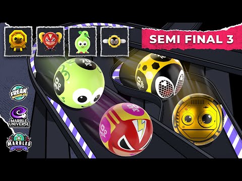 🏁 FREAK MARBLES TOURNAMENT: 3rd Semifinal | Marble Universe #freakmarbles #MarbleUniverse