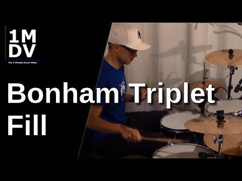 1MDV - The 1-Minute Drum Video #19 : Bonham Triplet Fill