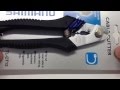 SHIMANO TL-CT12 Kabelkniptang — video 2