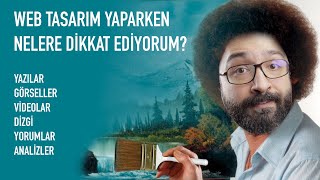 Web Tasarım ve Web Site Yaparken Nelere Dikkat Ediyorum? Dizgi, metin,