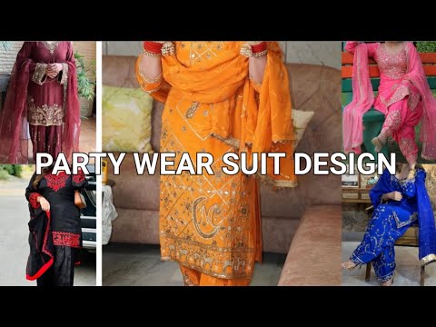 PARTY WEAR SUIT DESIGN 👌//Embroidery Suit Design//Latest Boutique Suit Design 
