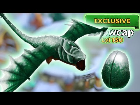 Snowcap (New Exclusive Rumblehorn) Max Level 150 Titan Mode | Dragons: Rise of Berk