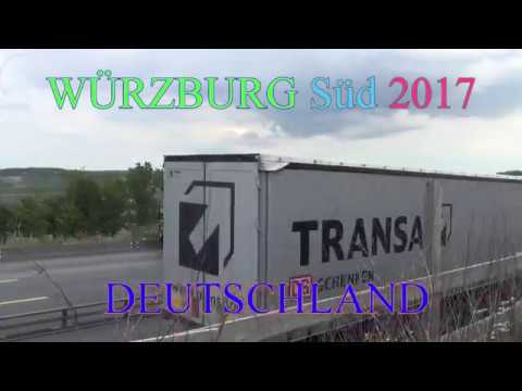 WÜRZBURG Süd Autobahn 2017 On the Road AgainDuitsland hpvideo Breda Henk Pas 2017